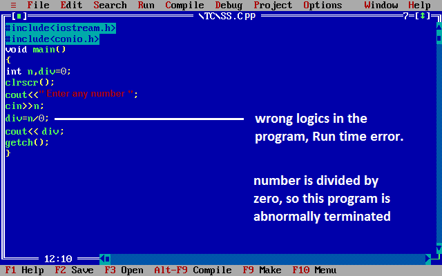 Errors In C Types Of Error In C C Tutorial