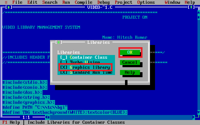Enable Graphics Library How To Run Graphics Programs C Tutorial