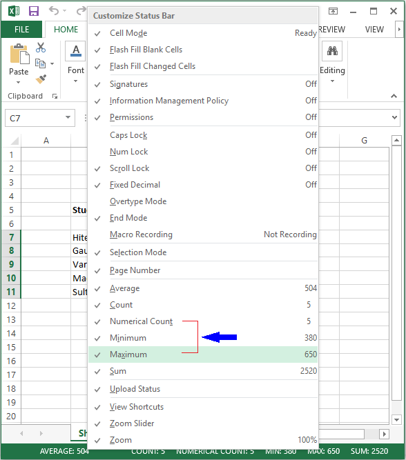 Quick Excel Functions 7564