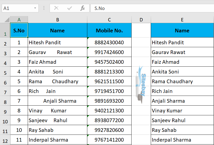 Uses of Trim Function in Excel How to Remove Space in Excel